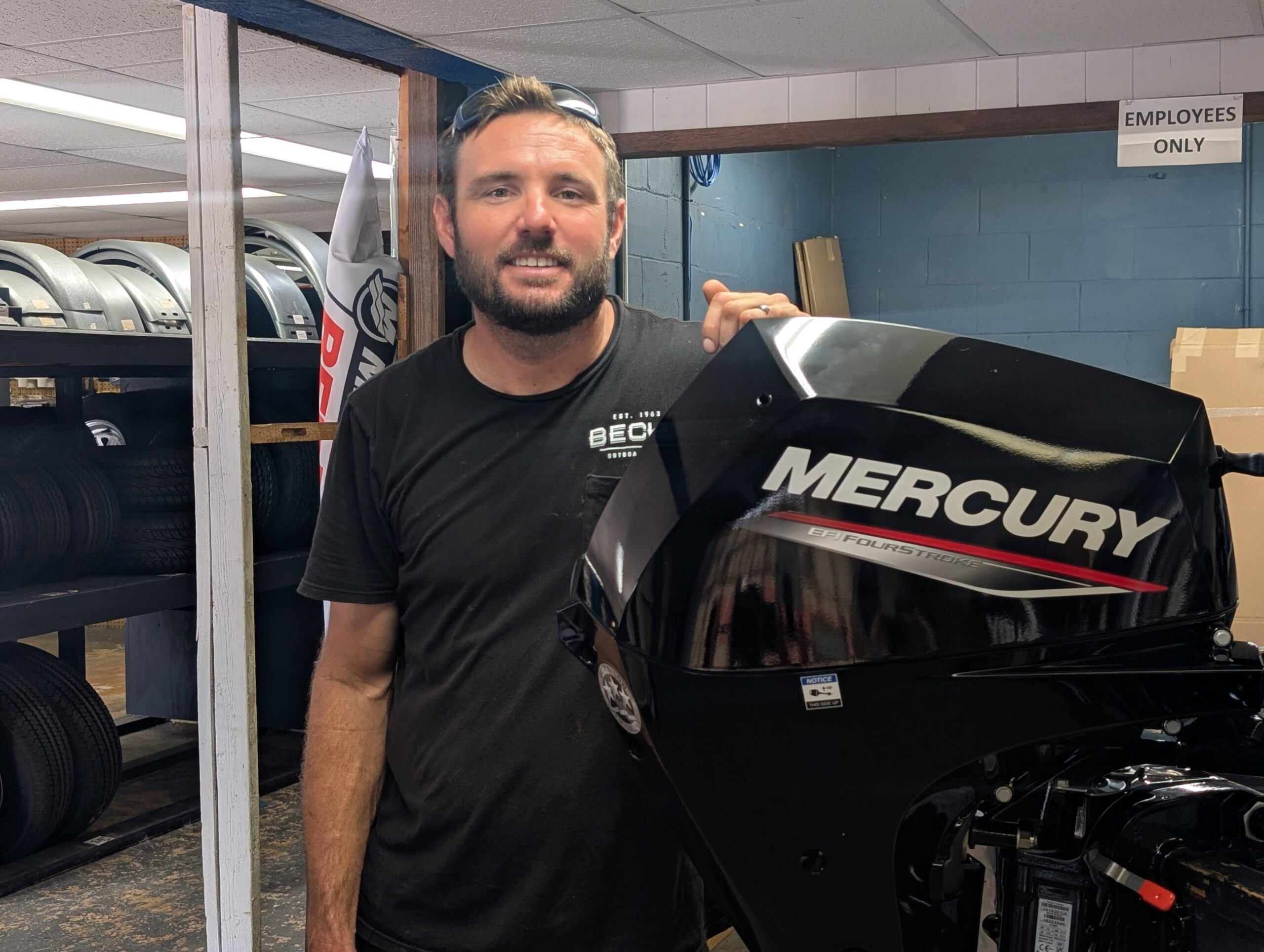 Brad Beck, Mercury outboard engines, Becks Outboard Inc